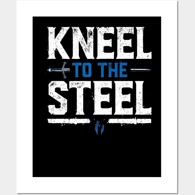 Drew Mcintyre Kneel To The Steel Authentic Wall Art by Holman